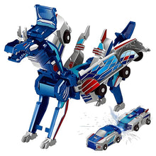 Load image into Gallery viewer, 2-in-1 Magnetic Cars That Transform into Flying Dragon and Unicorn