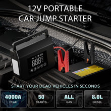 Load image into Gallery viewer, Portable Car Jump Starter with Air Compressor &amp; Tire Inflator