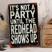 Load image into Gallery viewer, Vintage Humor Metal Sign