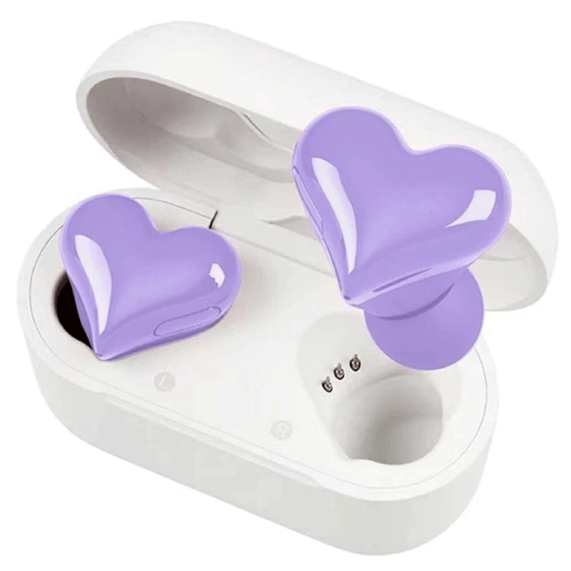Heart-Shaped TWS Bluetooth Earbuds