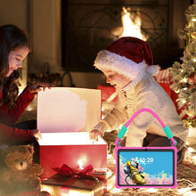 Load image into Gallery viewer, 7-inch kids tablet with protective silicone case