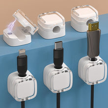 Load image into Gallery viewer, 6 Pack Magnetic Cord Organizer Holder