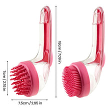Load image into Gallery viewer, New 2 in 1 Pet Bath and Grooming Brush