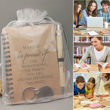 Load image into Gallery viewer, Eco-Friendly Bamboo Stationery Gift Set