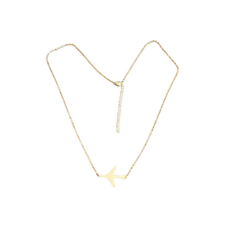 Light Luxury Aircraft Necklace