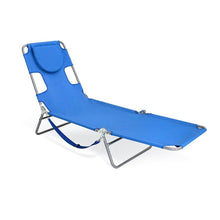 Load image into Gallery viewer, Portable Folding Beach Lounge Chair with Backpack Straps