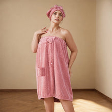 Load image into Gallery viewer, Plus Size Solid Color Bath Towel
