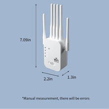 Load image into Gallery viewer, Upgraded 6-Antenna WiFi Extender 1200Mbps