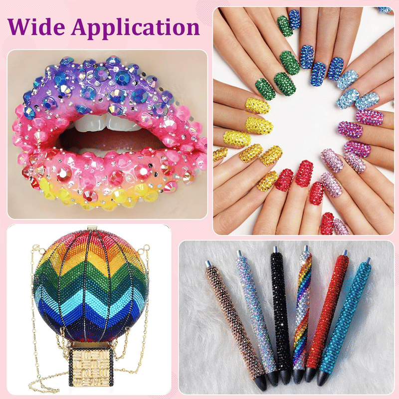 DIY Nail Flatback Rhinestones