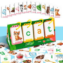 Load image into Gallery viewer, Random Detail Color&amp;Shape Word Building Desktop Toy