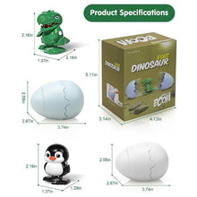 Load image into Gallery viewer, Pop-Surprise Easter Eggs – Wind-Up Jumping Animal Toy (Capybara, Dinosaur, Penguin, Duck)