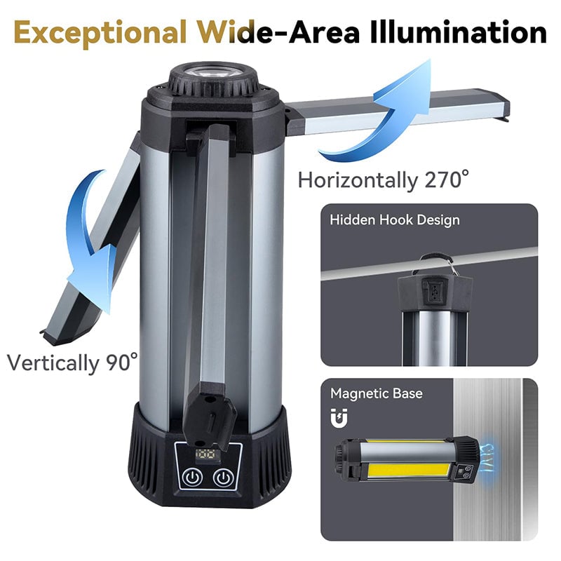 Foldable Camping Light with Bracket