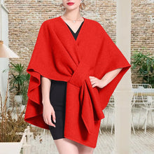 Load image into Gallery viewer, Women's Solid Color Cape Shawl