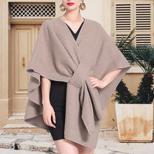Load image into Gallery viewer, Women's Solid Color Cape Shawl