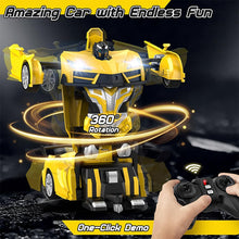 Load image into Gallery viewer, Remote Control Transforming Robot Car