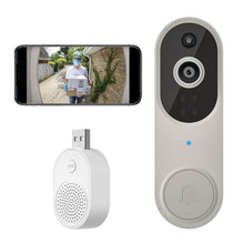 Load image into Gallery viewer, Wireless Smart Doorbell Camera – Outdoor Surveillance with HD Night Vision