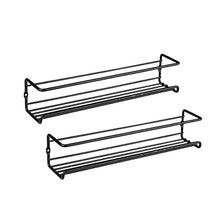 Load image into Gallery viewer, Carbon Steel Wall-Mounted Kitchen Spice Rack
