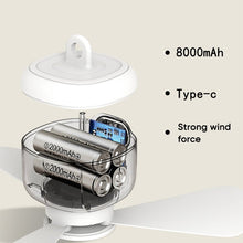 Load image into Gallery viewer, Portable Rechargeable Ceiling Fan