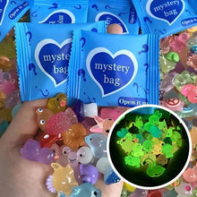 Load image into Gallery viewer, Mini Glow-In-The-Dark Animal Figurines Blind Bags