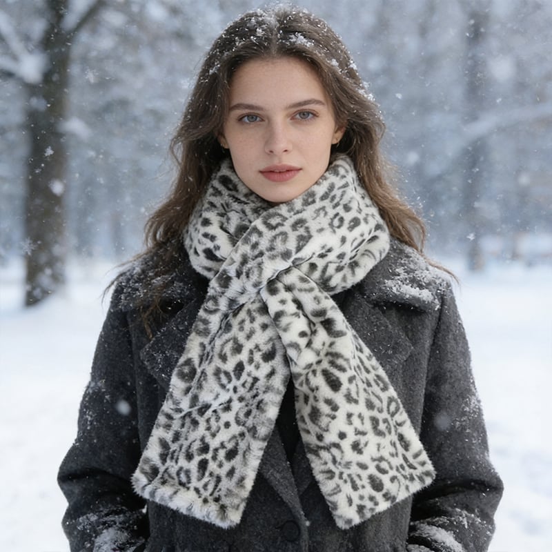 Hidden Zipper Pocket Scarf