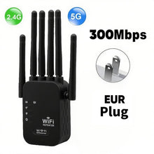 Load image into Gallery viewer, Upgraded 6-Antenna WiFi Extender 1200Mbps