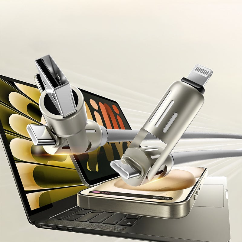 【Extra 10% Off】240W 4-in-1 USB C Cable