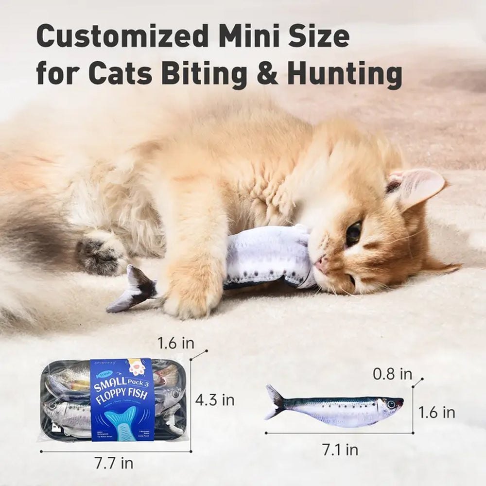 Sakerplus Interactive Flopping Fish Cat Toys