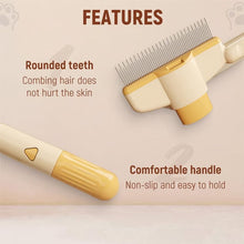 Load image into Gallery viewer, Self-cleaning Pet Flea Comb Grooming Brush