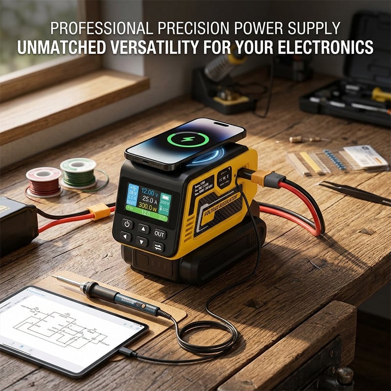 Portable Adjustable Voltage Power Converter
