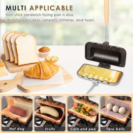 Sakerplus® Double Sided Sandwich Maker Pan