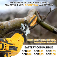 Load image into Gallery viewer, Sakerplus Battery-compatible wireless reciprocating saw