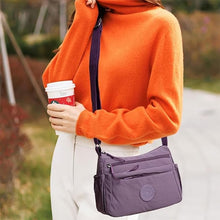 Load image into Gallery viewer, Solid Color Fashionable Multi-pocket Zipper Crossbody Bag