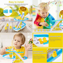 Load image into Gallery viewer, Electric Duck Climbing Race Track Toy – LED Lights &amp; Music Roller Coaster Playset