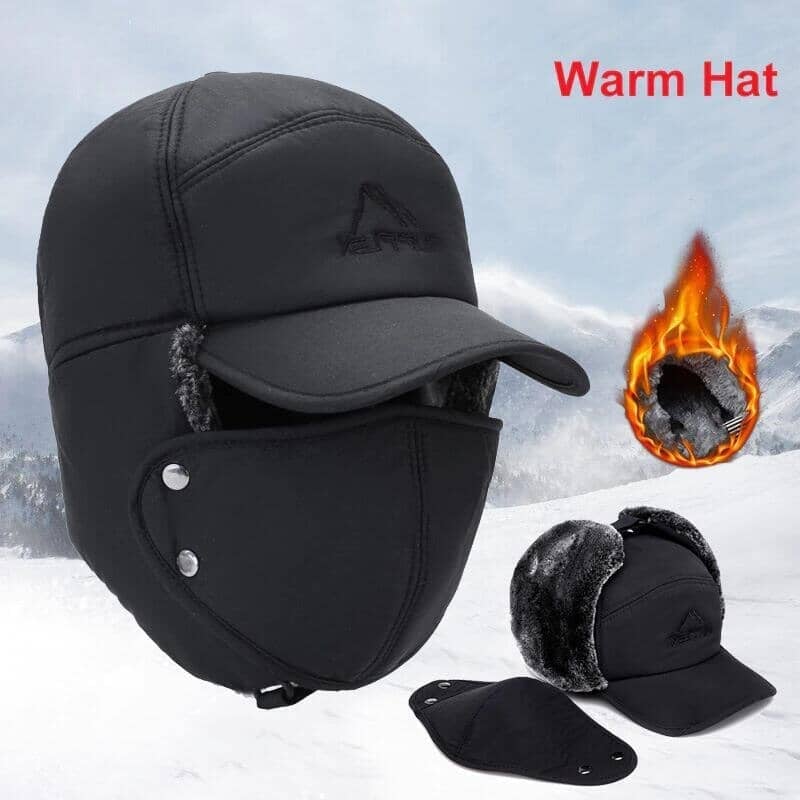 Sakerplus® Unisex windproof & warm & ear protection & face protection hat