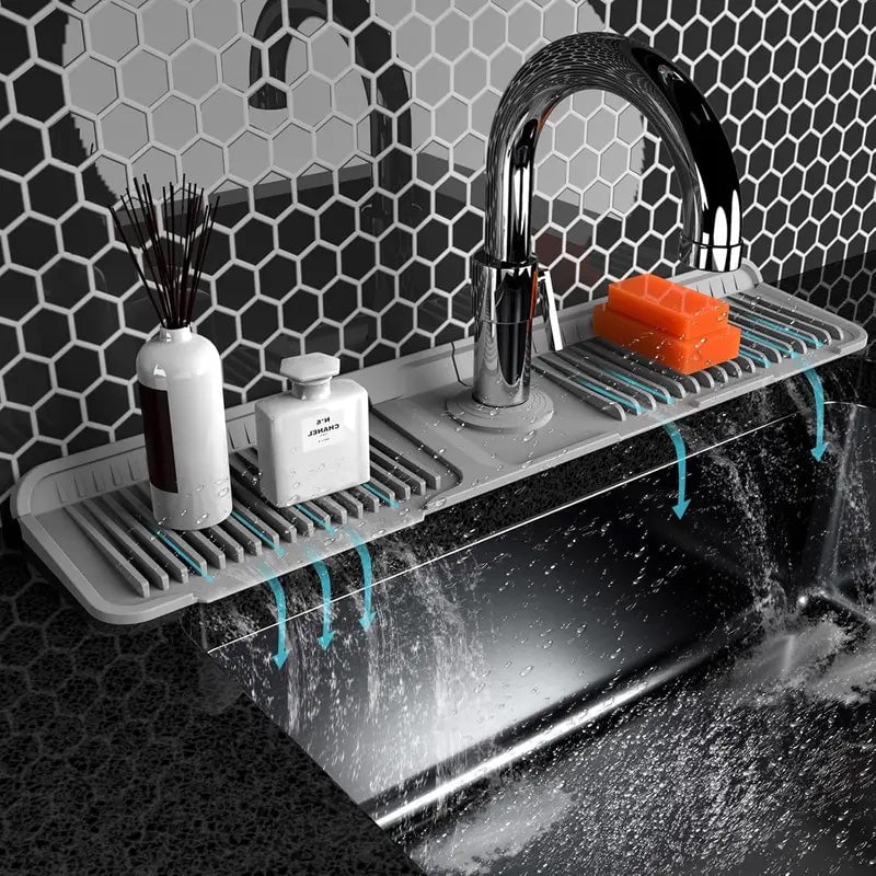 Silicone Faucet Splash Guard Mat