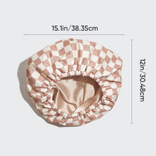 Load image into Gallery viewer, Satin Lined Luxury Shower Cap