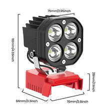 Load image into Gallery viewer, 💡 Portable LED Work Light for 18V Battery