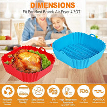 Load image into Gallery viewer, High-Temperature Resistant Air Fryer Silicone Baking Tray