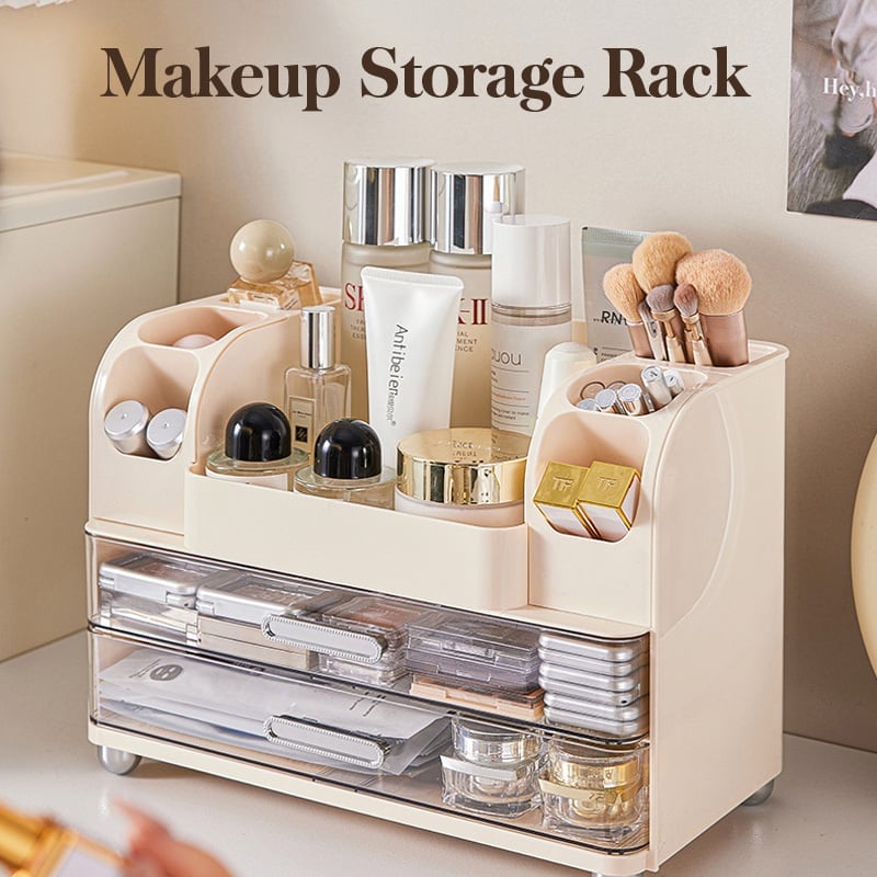 Desktop Makeup Organizer with Drawers