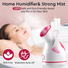 Load image into Gallery viewer, Nano Ionic Facial Steamer Humidifier