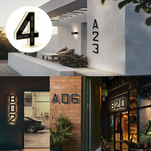 Load image into Gallery viewer, Solar-Powered Outdoor House Number Light