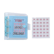 Load image into Gallery viewer, 12-Month Envelopes Money Saving Challenge Binder