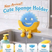 Load image into Gallery viewer, Cute Smiling Sponge Holder With Drainage