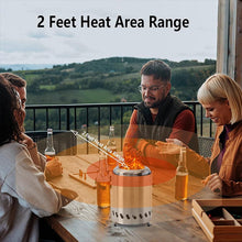 Load image into Gallery viewer, Portable Smokeless Tabletop Firepit