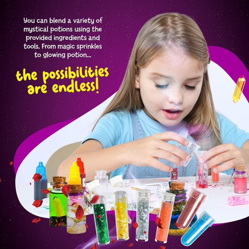 Witch Magician Potion Magic Bottle Set