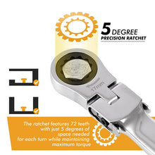 Load image into Gallery viewer, Sakerplus 12-in-1 Quick Ratchet Wrench Set