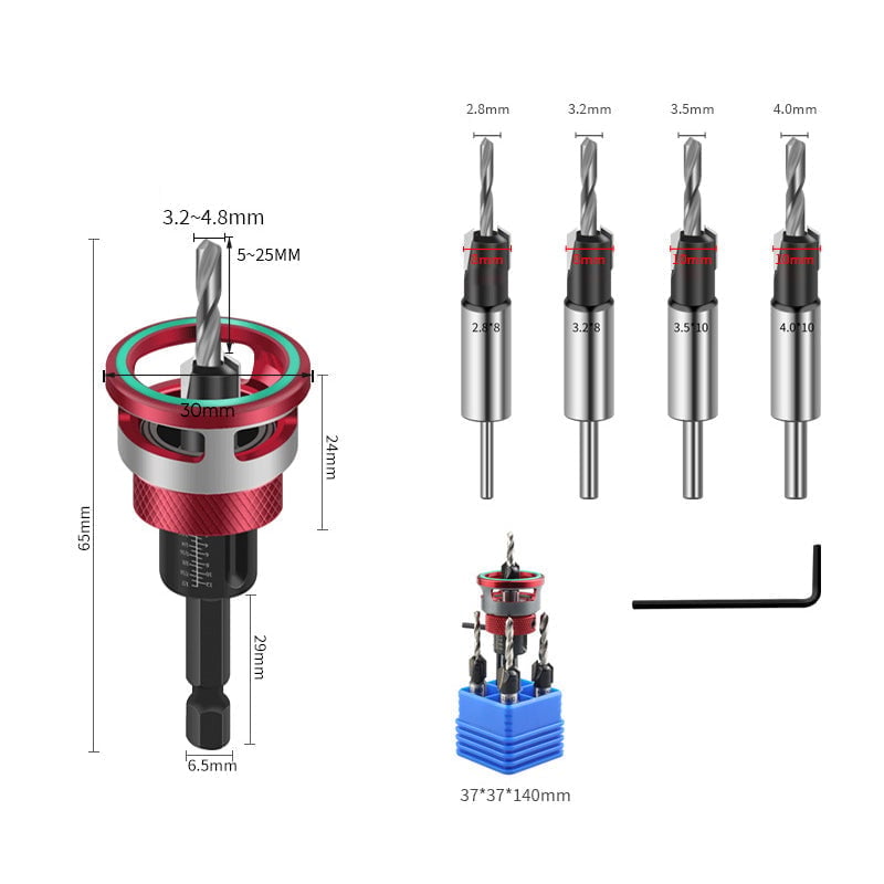 Aless™ Two-Flute Counterbore with Depth Stop