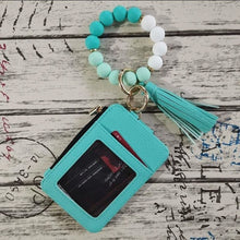 Load image into Gallery viewer, Stylish Card Holder With Silicone Bead Bracelet