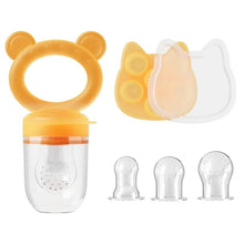 Load image into Gallery viewer, Baby Food Fruit Feeder &amp; Breastmilk Popsicle Mold Set