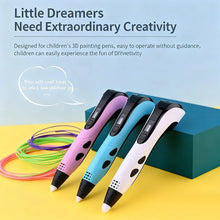 Load image into Gallery viewer, Children Educational DIY Creation 3D Drawing Printing Pen